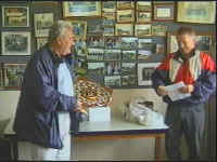 Tony Poole presents the prizes assisted by Chef Alan Peach