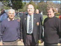 Pete Thomas 15/21 Brian Hayes & in the middle Referee Dave Card